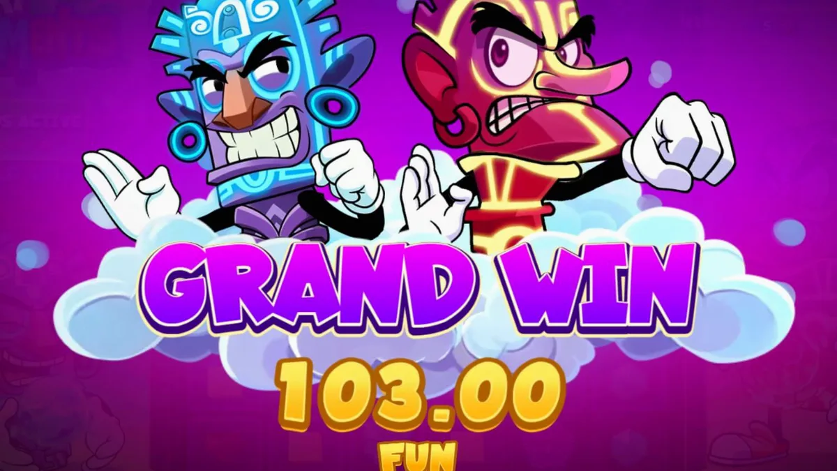 Tiki Elements slot mobile interface na may tropikal na tema